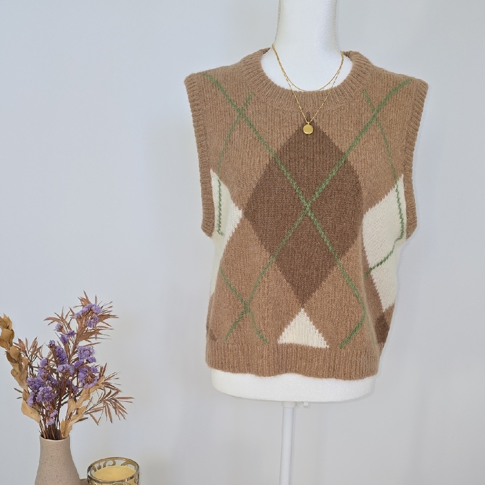 NWT - Sezane - Phil Jumper - US XL Camel Brown